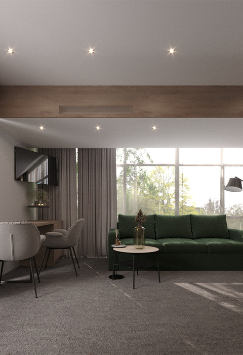 2-мест. люкс-студия с террасой