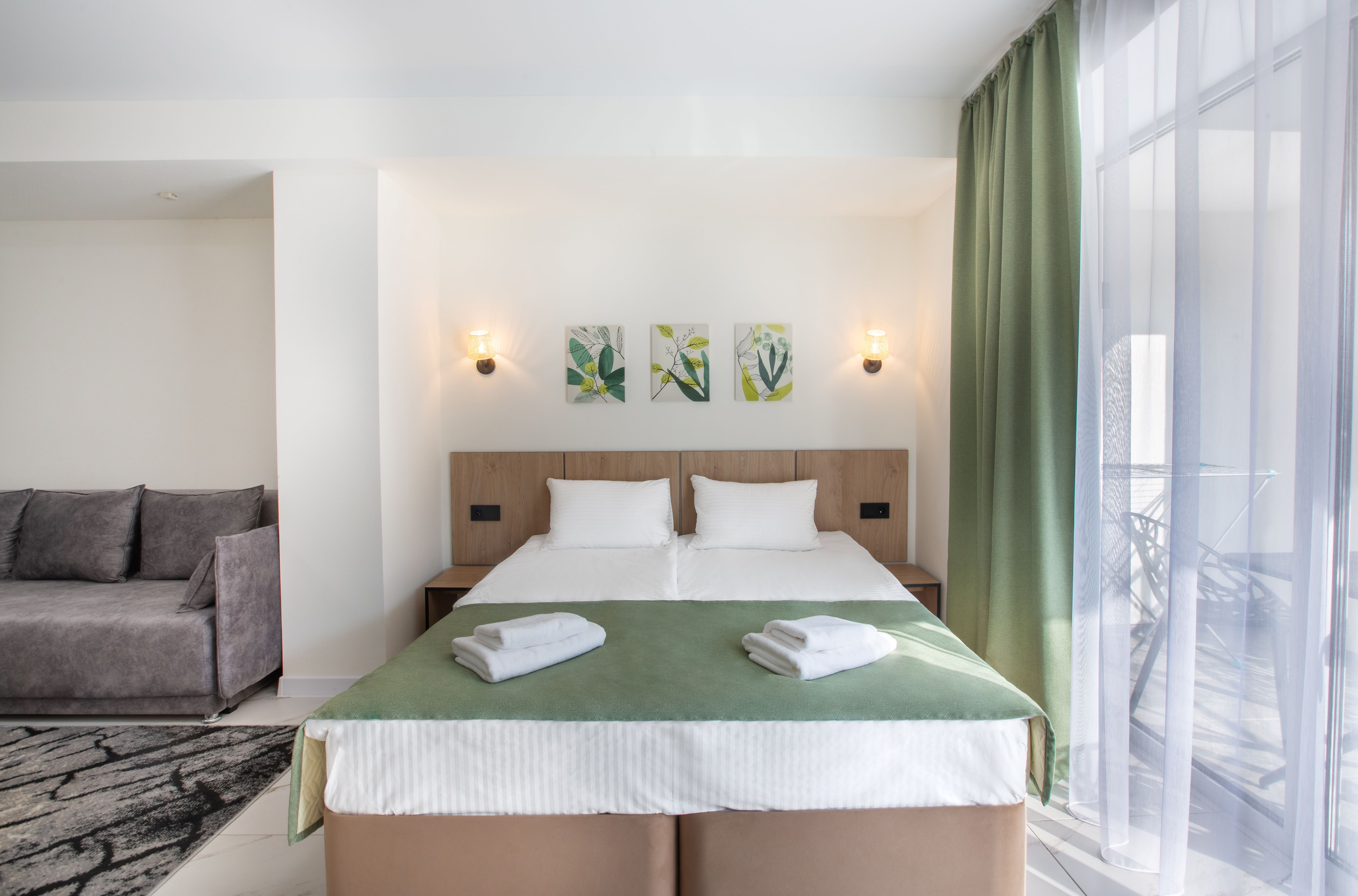 Люкс Студио 4-местный 1-комнатный