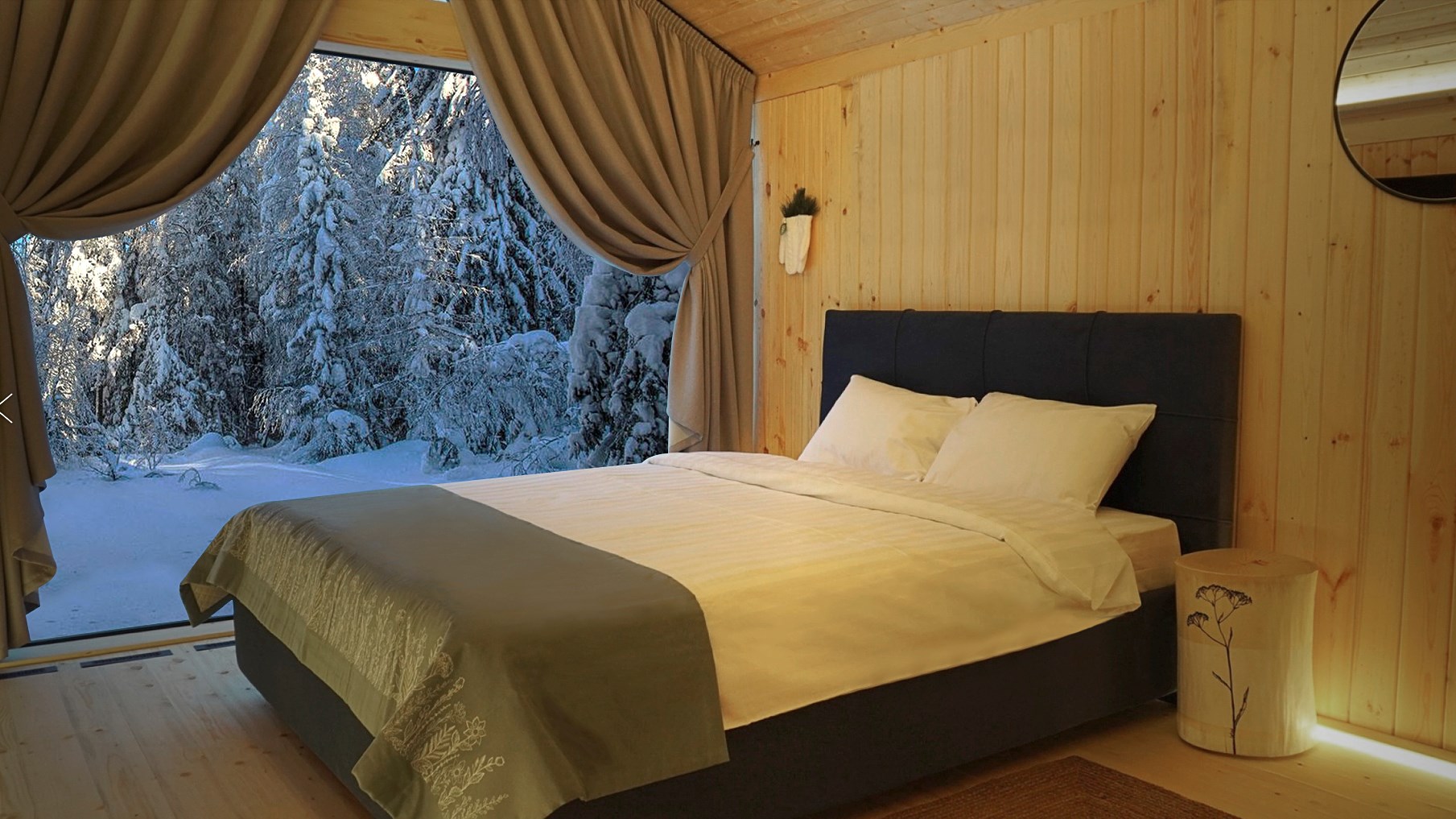 Дом 2-мест.1-комн.Эко-дом у воды