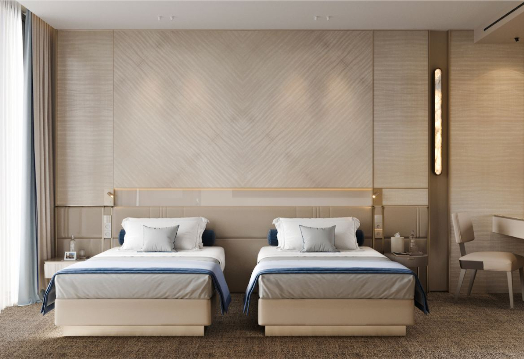 2-мест. Deluxe Comfort TWIN кровать-трансформер в одну (вид на горы)