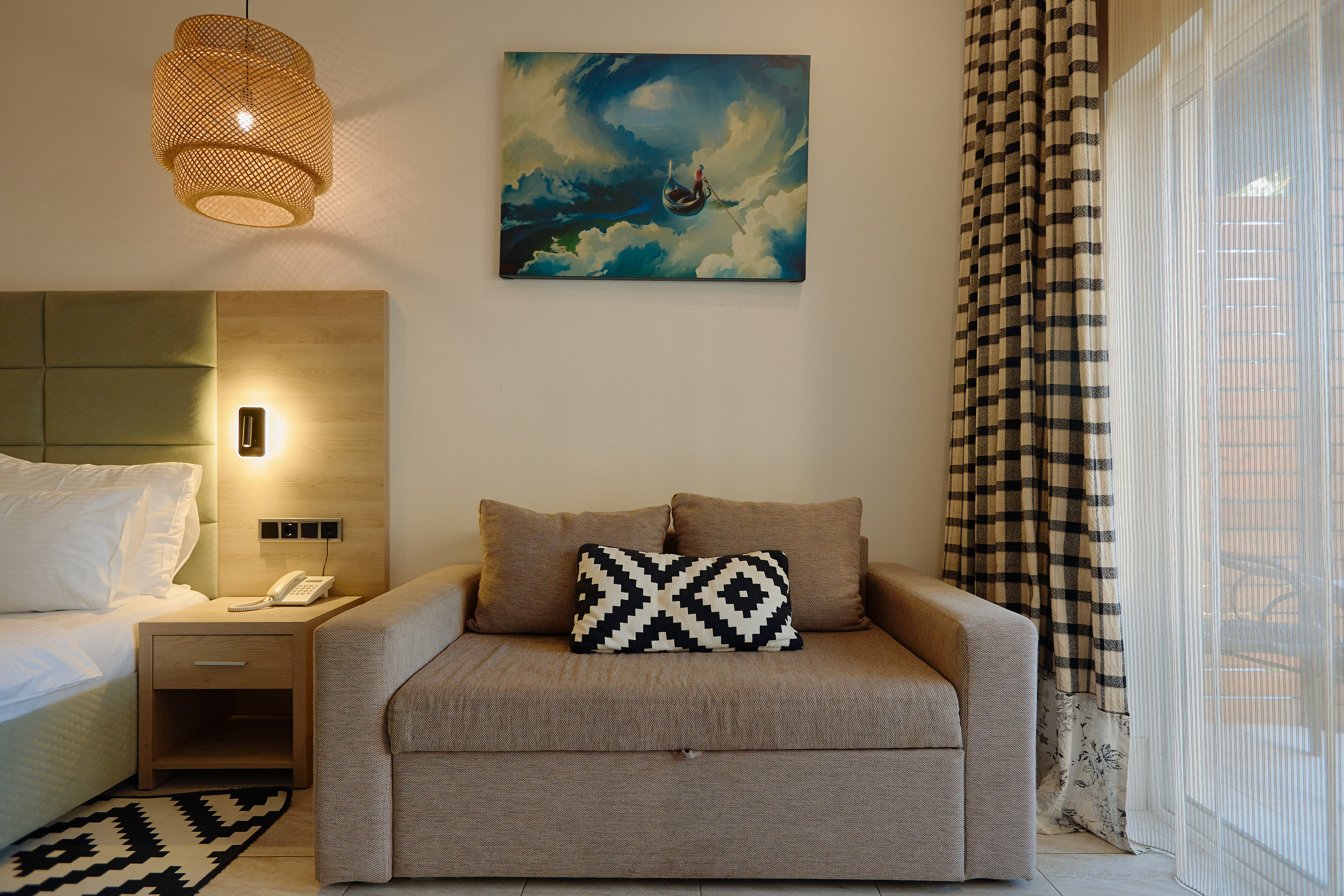 Семейный 2-местный с террасой