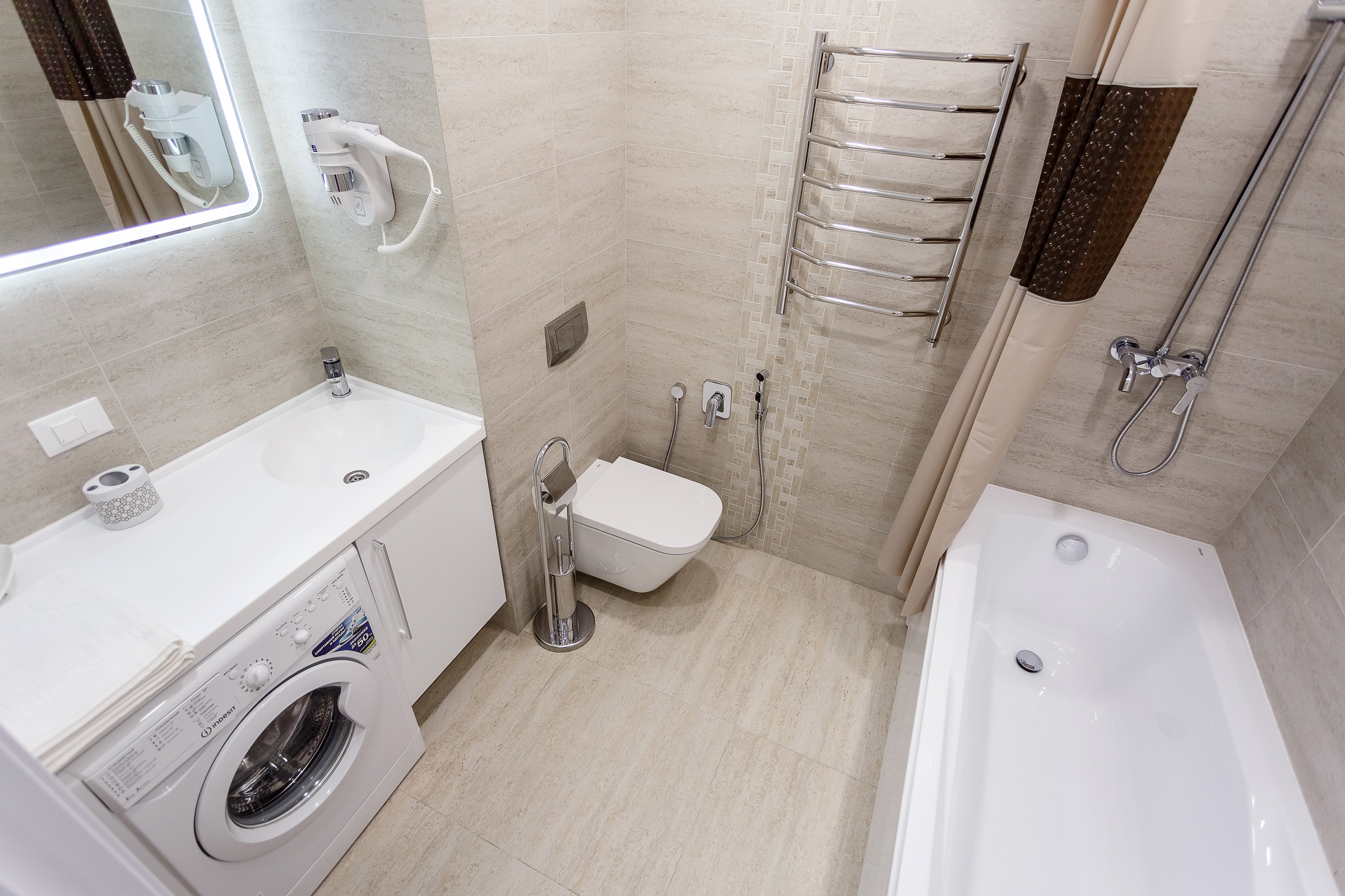 Апартаменты студио 2-местные 1-комнатные V вид на море 1 линия Аква Deluxe