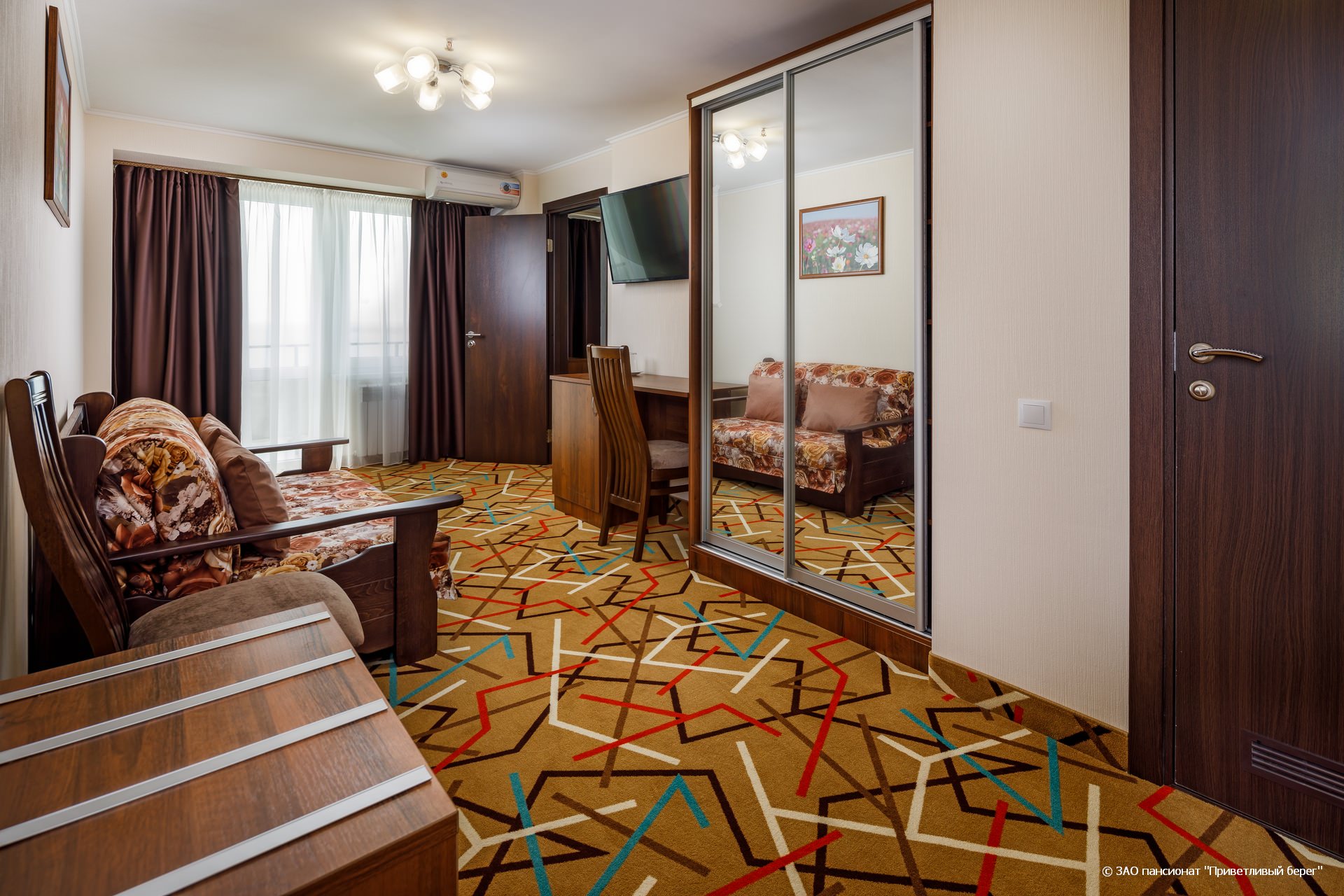 Семейный Комфортный 2-местный 2-комнатный