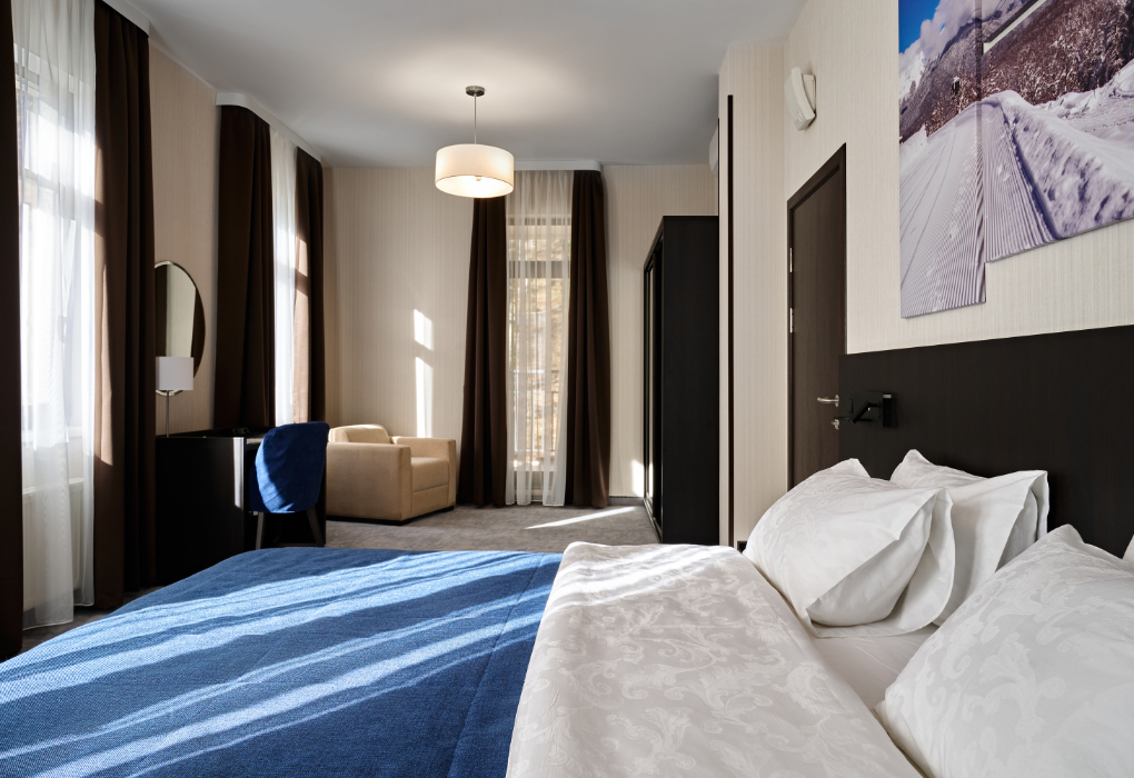 2-мест.(разм. в 3-мест.) 1-комн. апарт. с кухней, корп. 3 (с балк.)