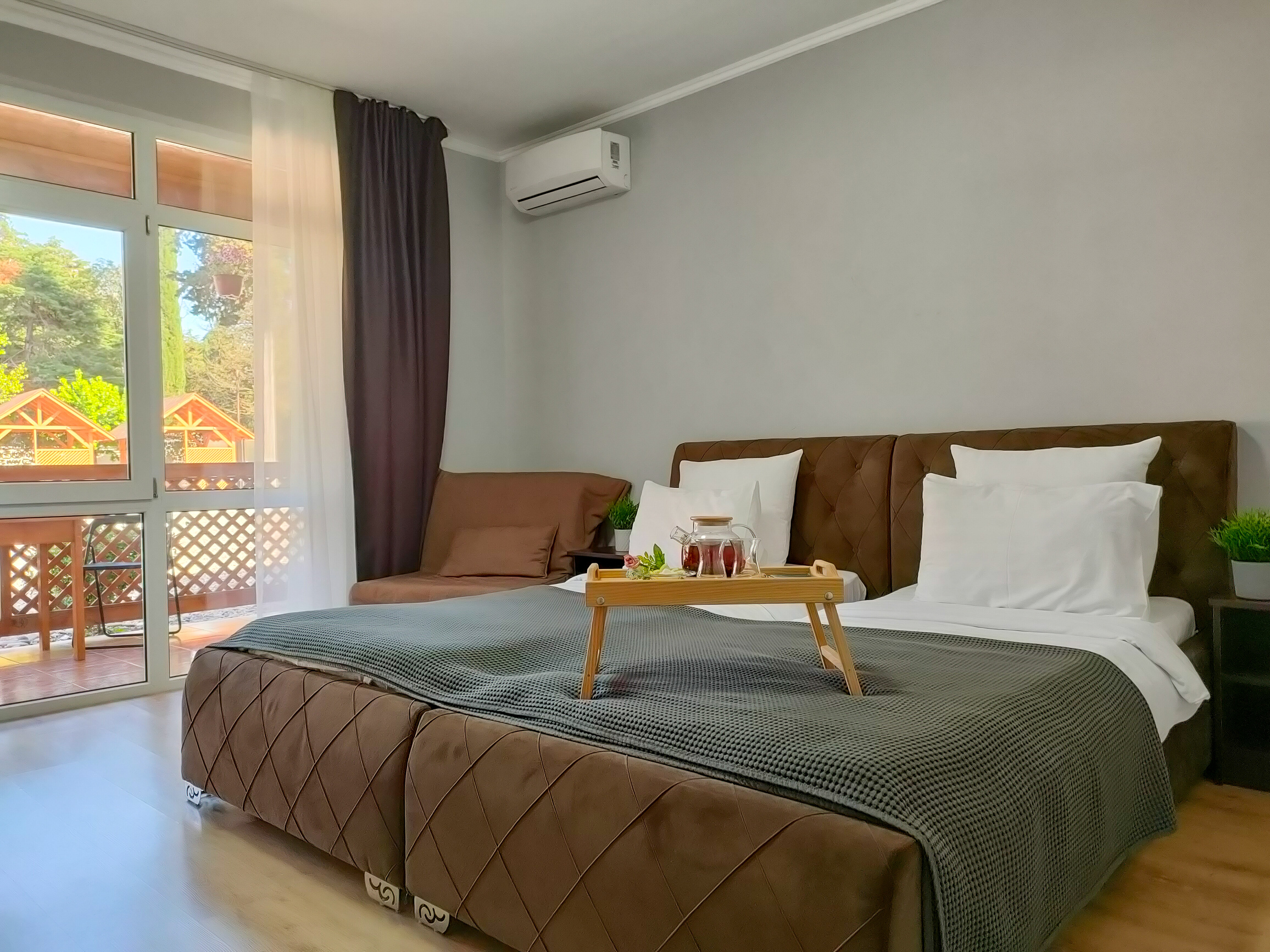 Семейный 4-местный 2-комнатный с балконом корпус 1