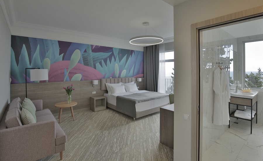 Посмотреть в галерее Comfort 2-местный 1-комнатный с террасой Sea view