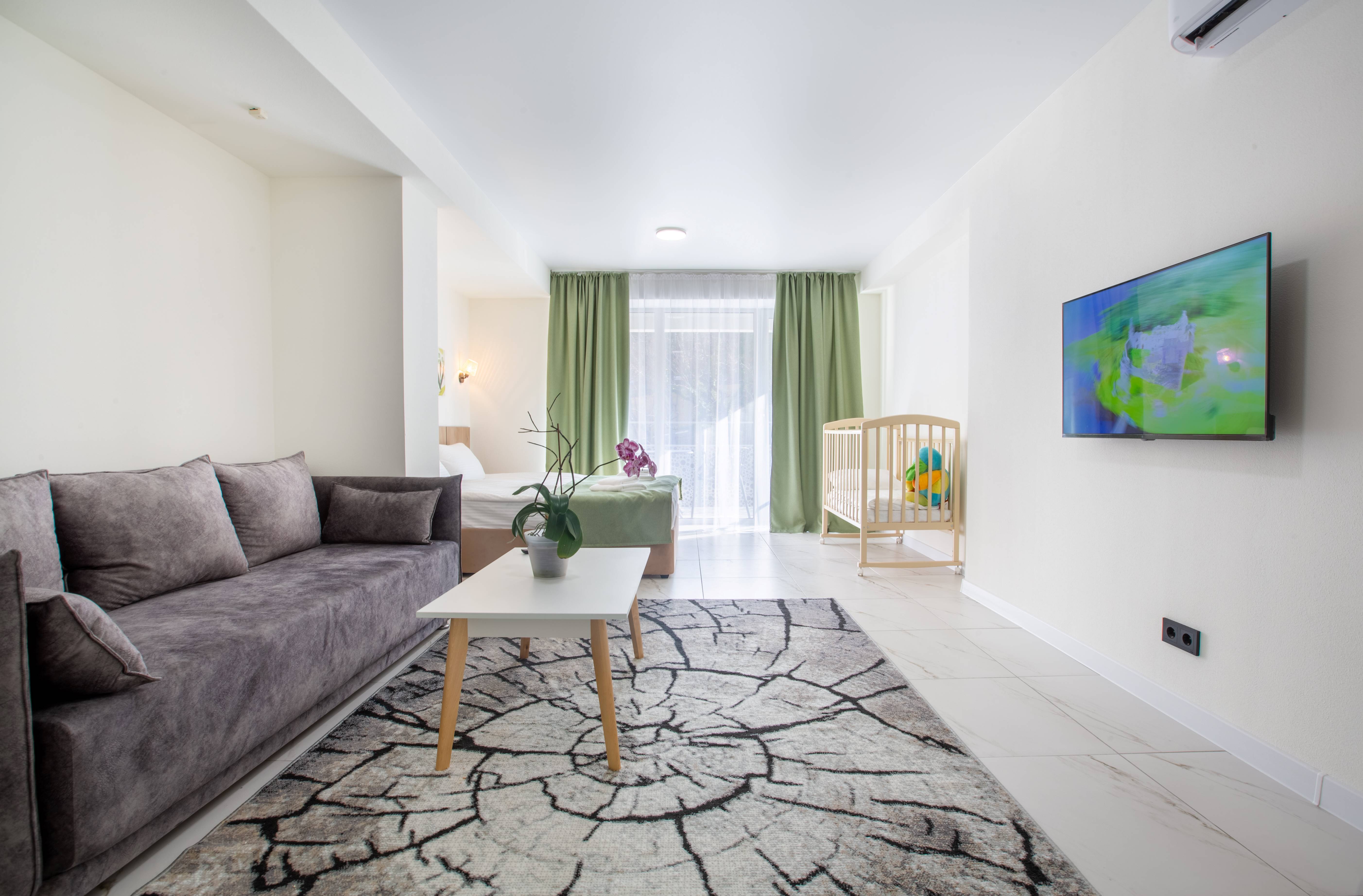 Люкс Студио 4-местный 1-комнатный