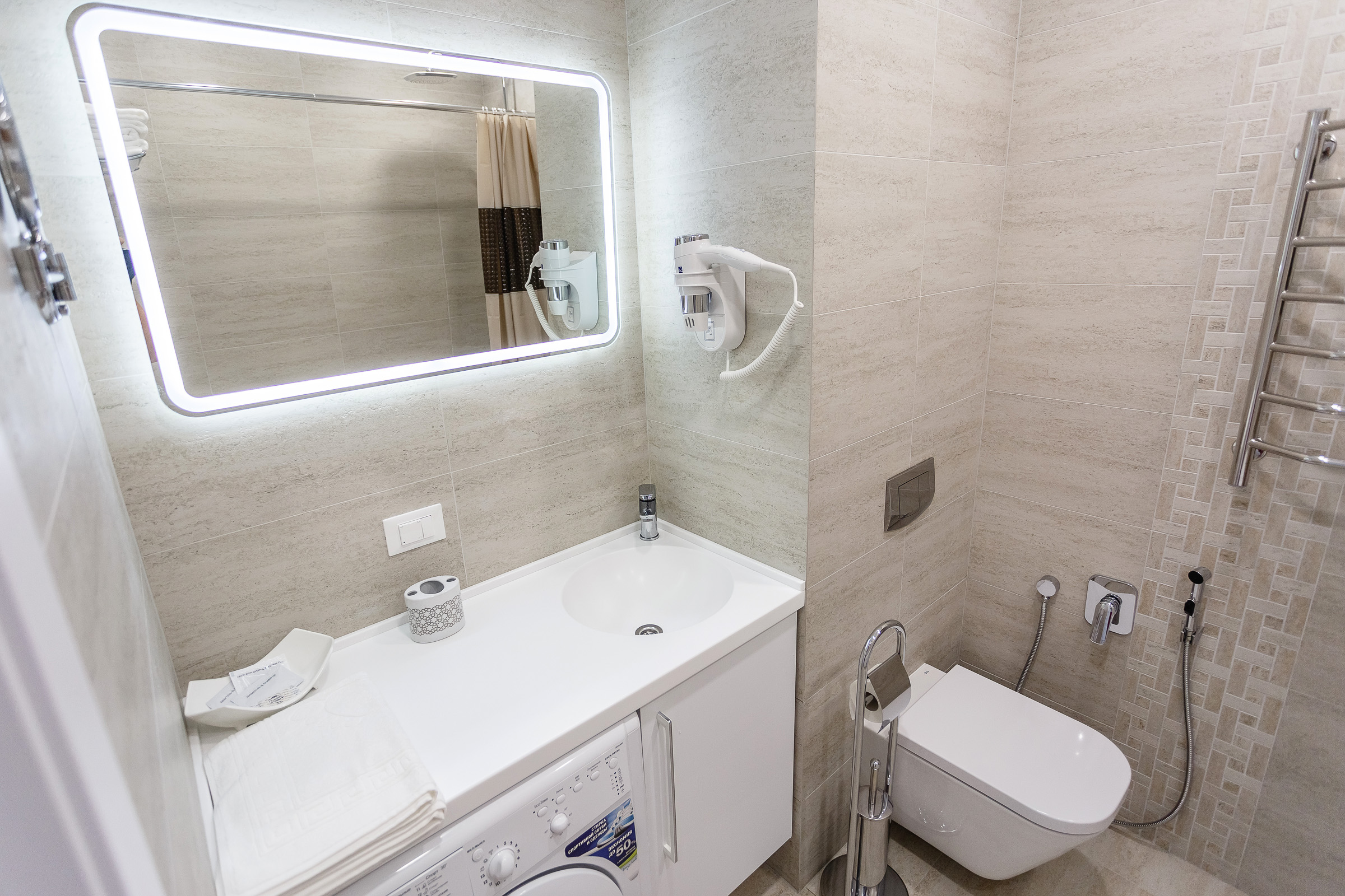 Апартаменты студио 2-местные 1-комнатные V вид на море 1 линия Аква Deluxe