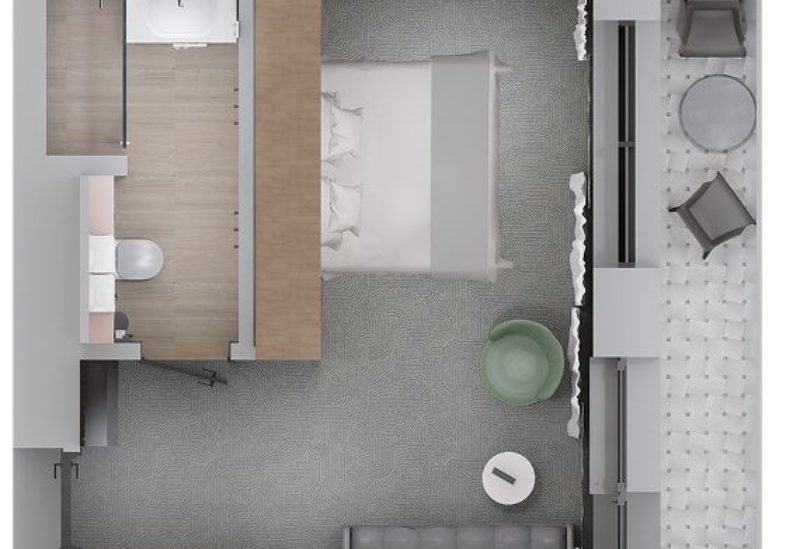 2-мест. джуниор премиум (3 эт.), корп. Родник