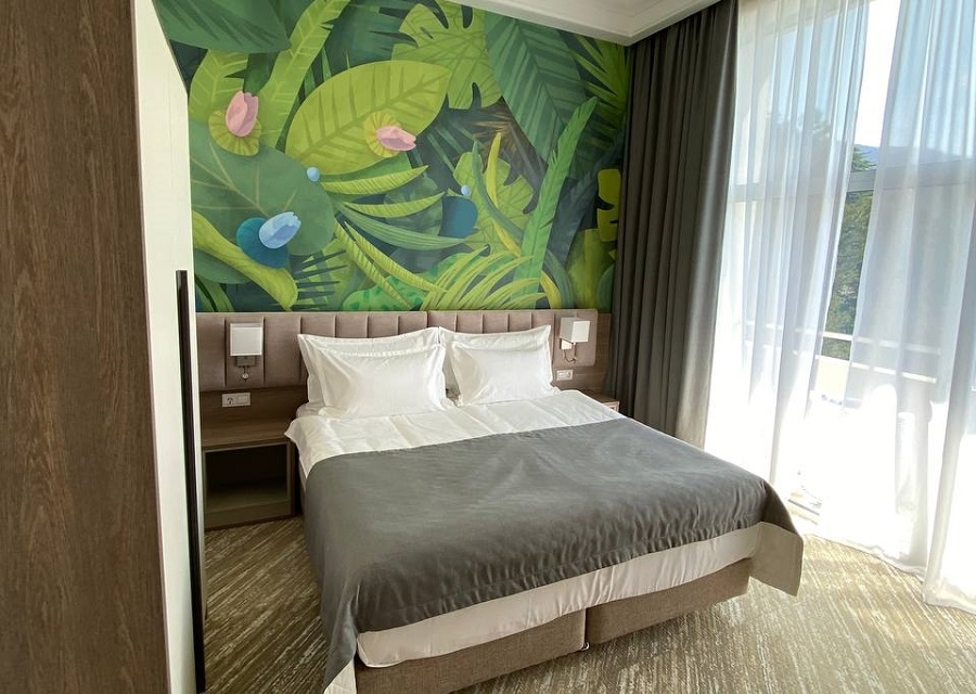 Junior Suite 2-местный 1-комнатный с террасой Side sea view-боковой вид на море