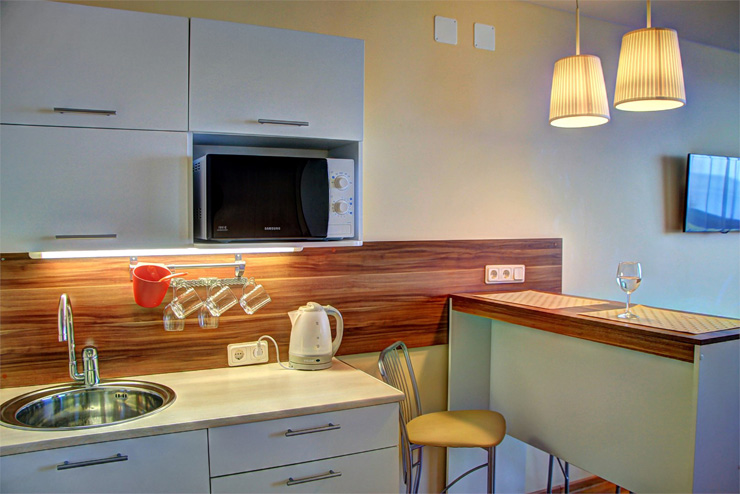 Студия 2-комнатная вид на залив