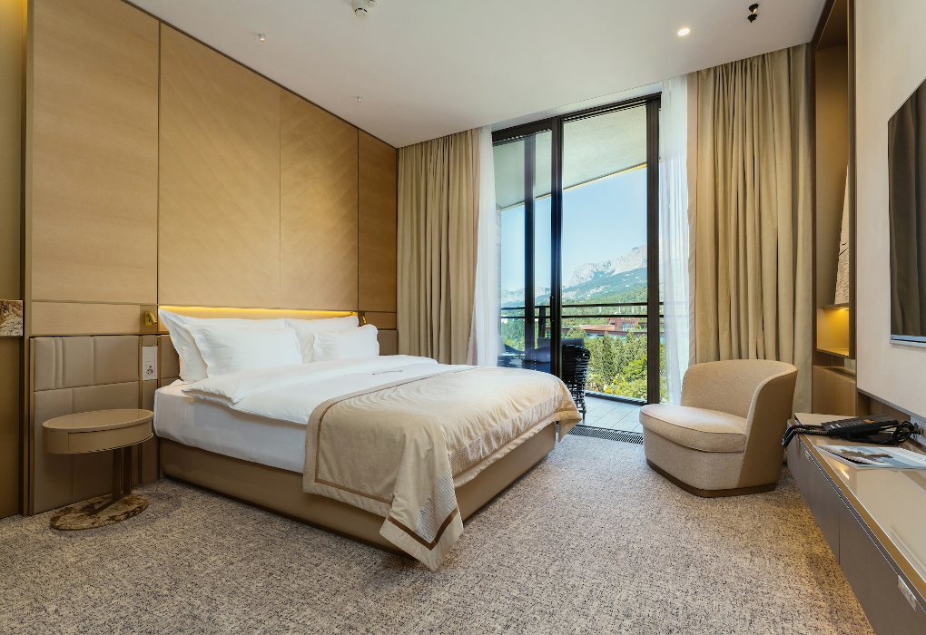 2-мест. Deluxe Comfort TWIN кровать-трансформер в одну (вид на горы)