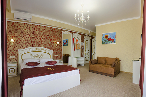 Комфорт VIP без балкона 2-местный 1-комнатный корпус 3 (Валенсия)