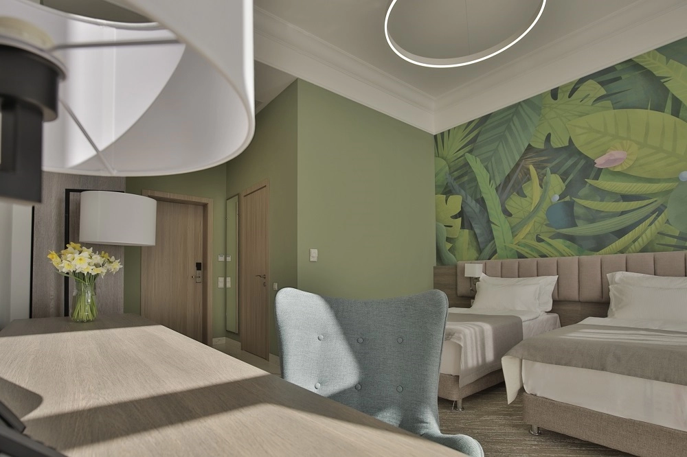 Посмотреть в галерее Comfort 2-местный 1-комнатный с террасой Garden view