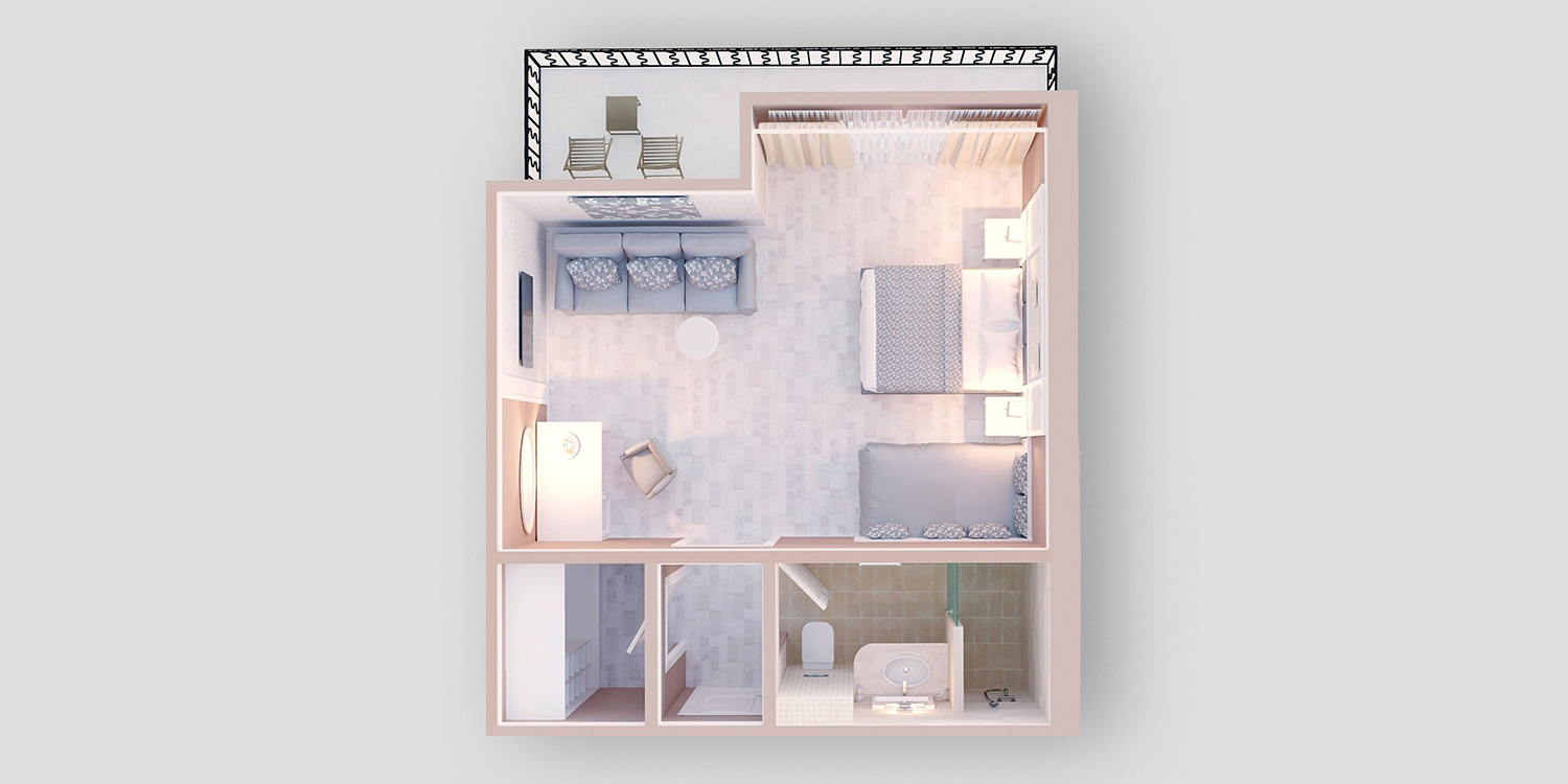 Junior Suite 2-местный 1-комнатный JSut