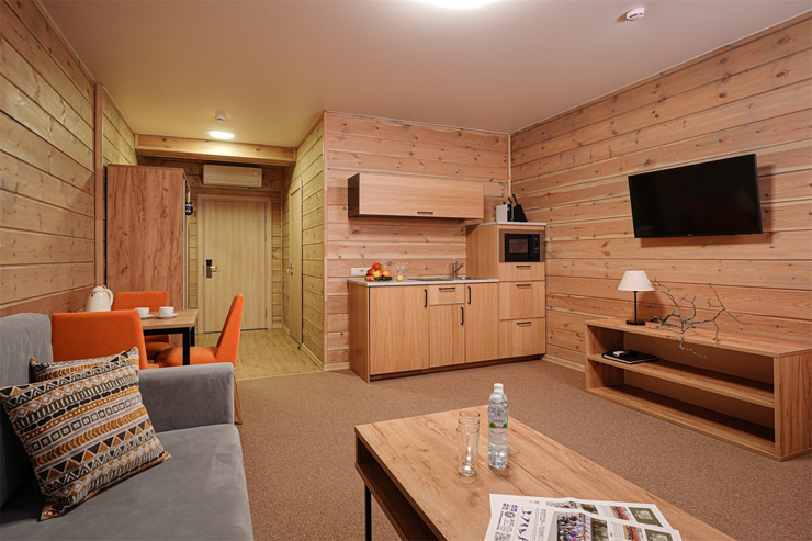 Джуниор сюит 2-местный 2-комнатный с кухней в Конгресс отеле