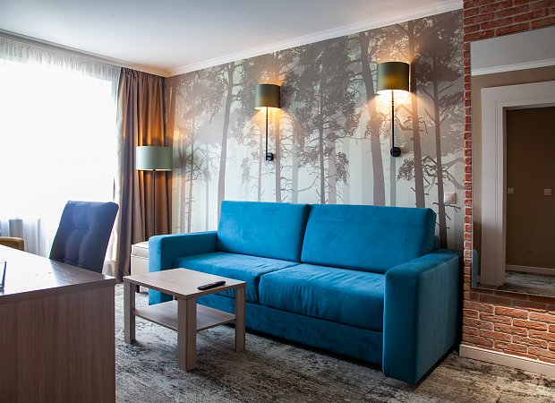 Люкс 2-местный 2-комнатный вид на территорию