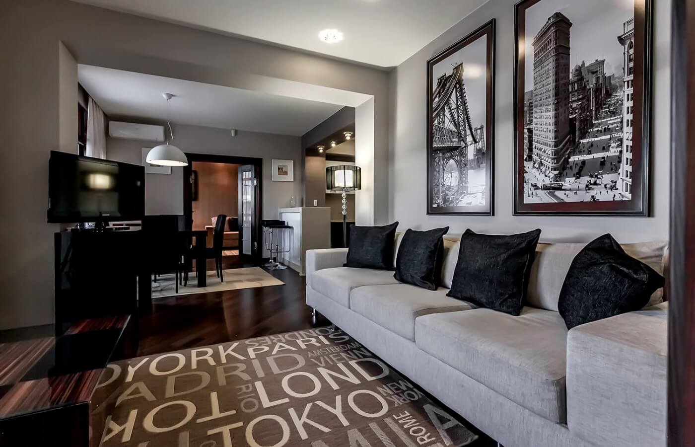 Апартаменты 2-мест 3-комн с кухней