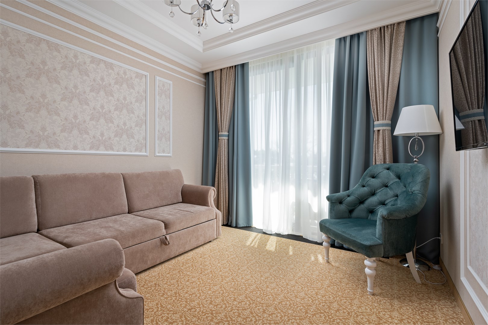 Люкс 2-местный 2-комнатный с видом на море