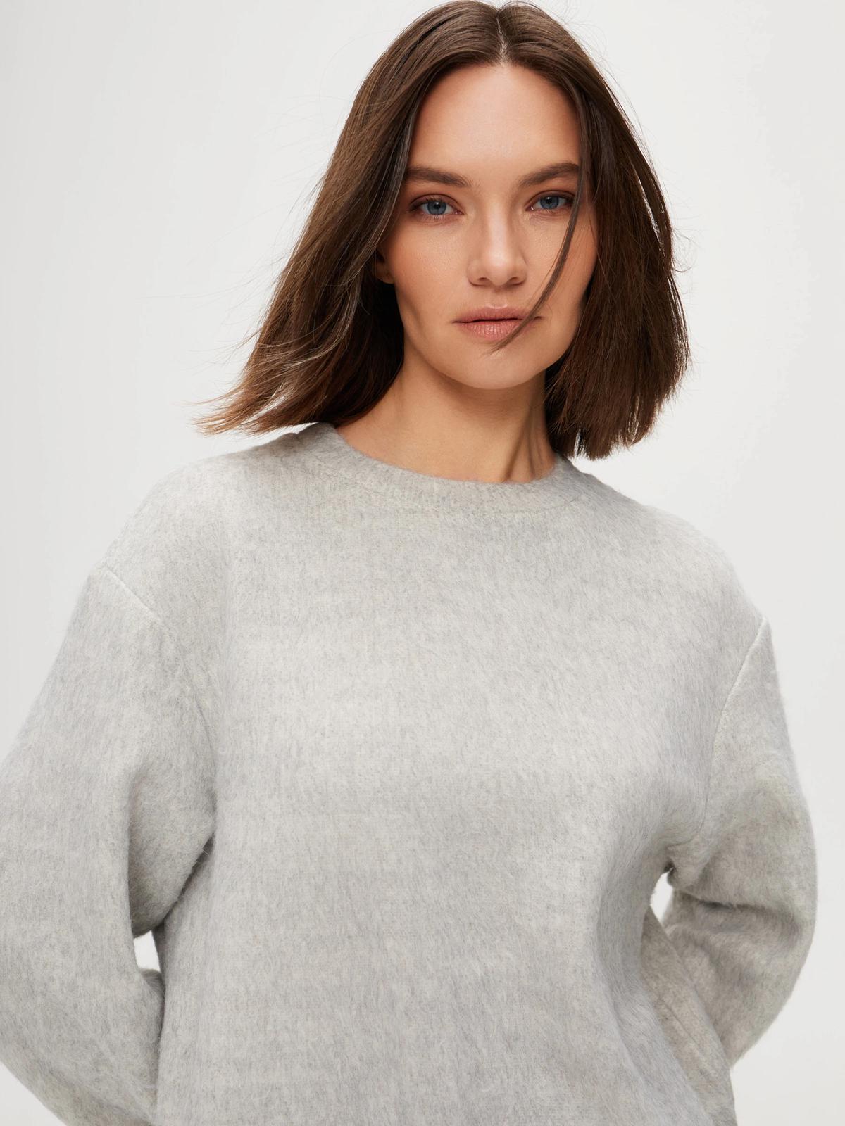 Пуловер с мохером фото 3