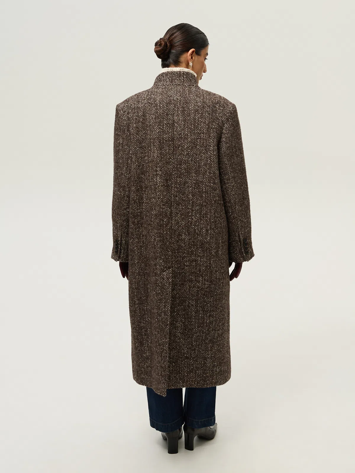 Пальто букле Max Mara на одной пуговице фото 5
