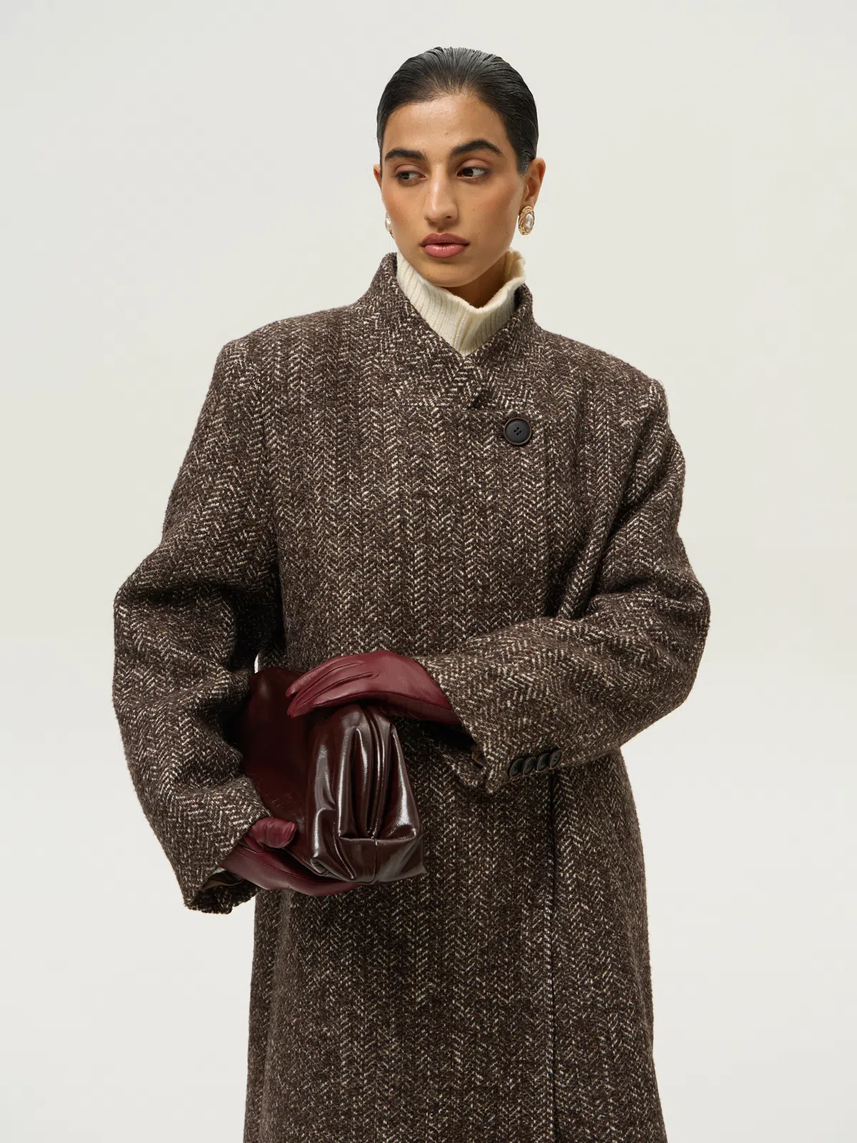 Пальто букле Max Mara на одной пуговице фото 2