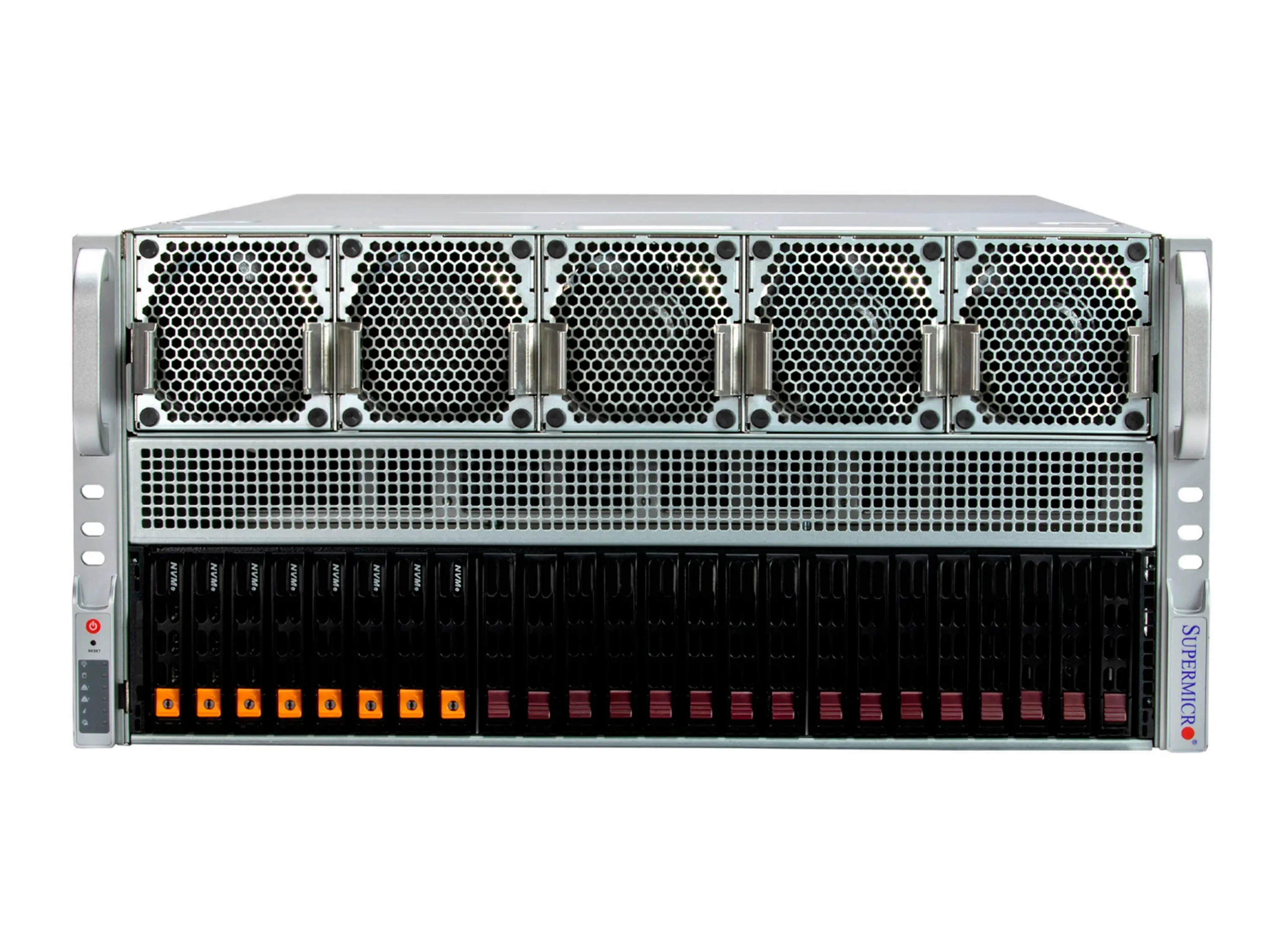 Supermicro SYS-212GB-FNR — сборка 5U GPU-сервер (10× RTX PRO 6000 BSE 96 ГБ, 2× Xeon Platinum 8558, 384 ГБ RAM)