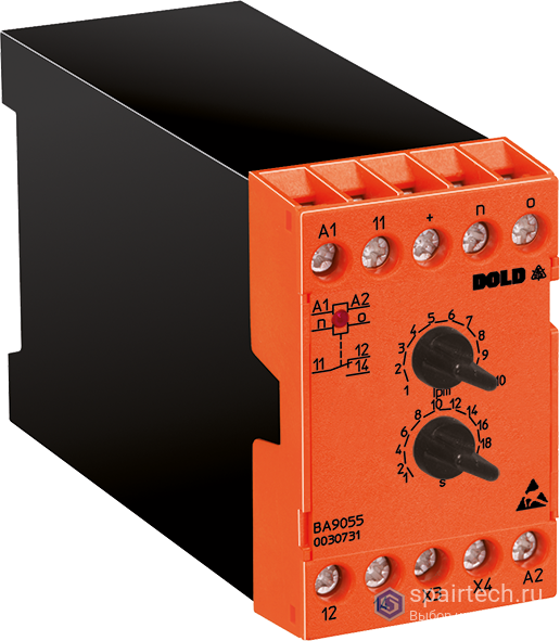 Реле контроля частоты вращения BA9055/140 AC230V 100-1000IPM 1-20S