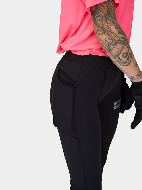 Тайтсы RR LOGO WINTER (размер XS, цвет Черный)