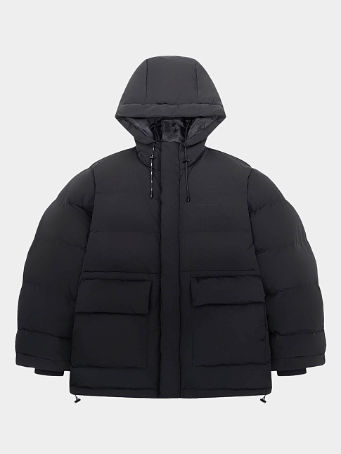 Пуховик HTF LOGO (размер S, цвет Черный)