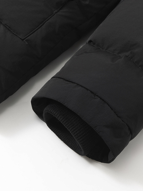 Пуховик HTF LOGO (размер S, цвет Черный)