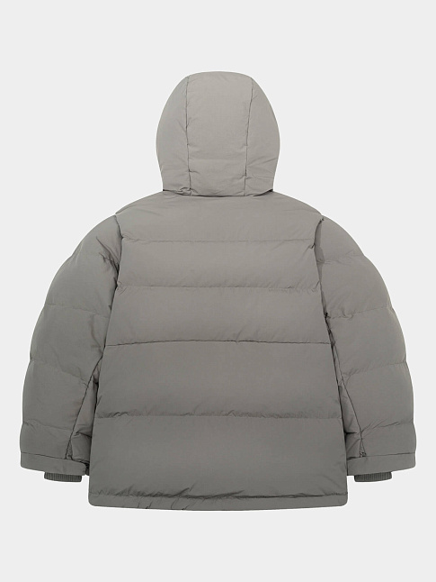 Пуховик HTF LOGO (размер S, цвет Серый)