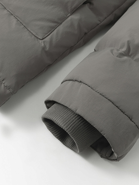 Пуховик HTF LOGO (размер S, цвет Серый)