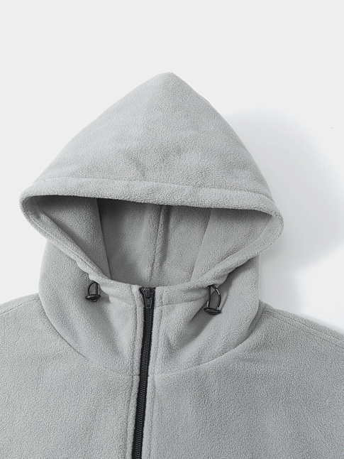 Худи LITTLE LAMB ZIP (размер S, цвет Черный-Серый)