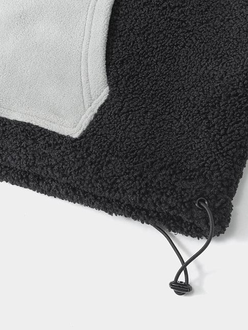 Худи LITTLE LAMB ZIP (размер S, цвет Черный-Серый)