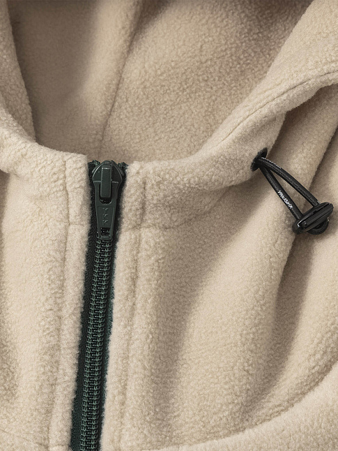 Худи LITTLE LAMB ZIP (размер S, цвет Бежевый-Зеленый)