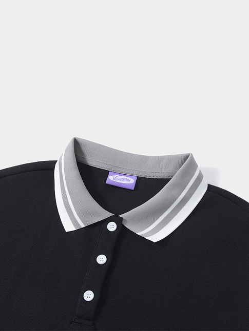 Рубашка поло (размер XL, цвет Черный)