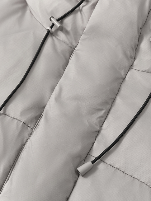 Пуховик STAR (размер S, цвет Светло-серый)