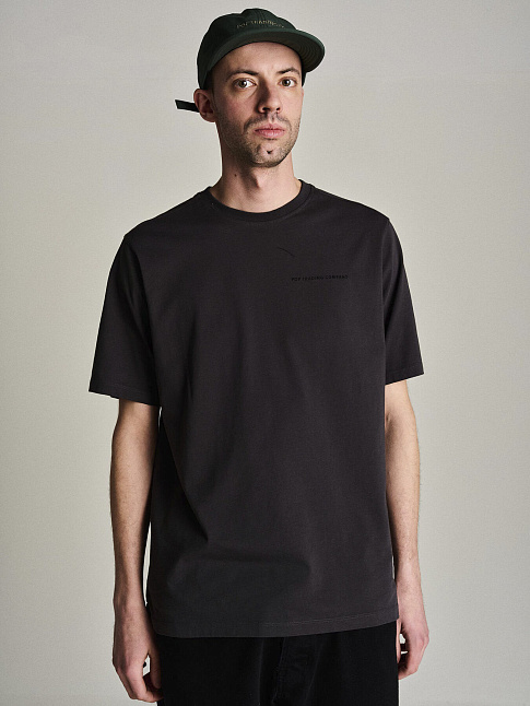 Футболка LOGO (размер XL, цвет Темно-серый-Черный)