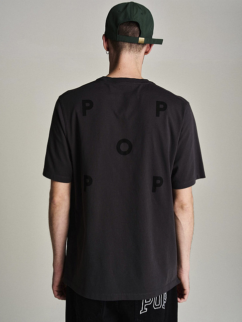 Футболка LOGO (размер XL, цвет Темно-серый-Черный)