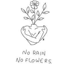 no rains. no flowers.