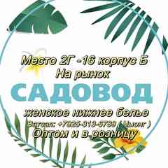 КОРПУС Б 2Д-100//НИЖНЕЙ БЕЛЬЕ  САДОВОД