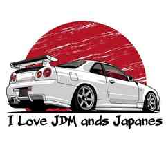 I Love JDM ands Sticker