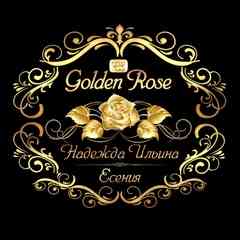 Golden Rose многоцветная вышивка