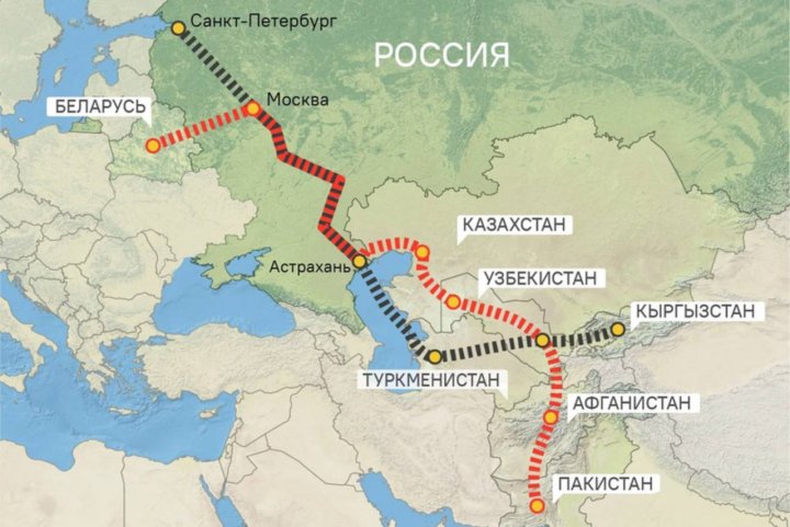 Международные транспортные коридоры россии