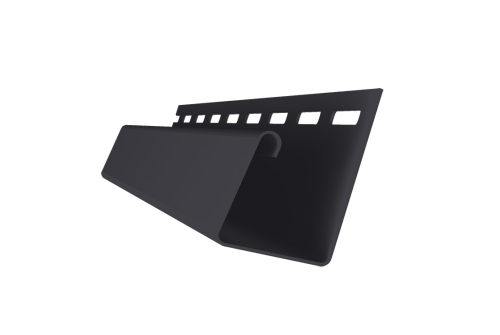Профиль универсальный J 7/8'' Grand Line ЯФАСАД Premium Acryl графит (3,0м) изображение, детальные картинки товара