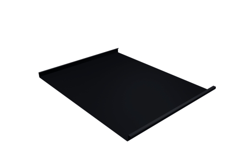 Фальц двойной стоячий Line 0,5 Satin Мatt RAL 9005 черный изображение, детальные картинки товара