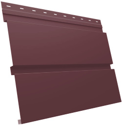 Металлический софит Квадро брус с перфорацией 0,5 Satin с пленкой RAL 3005 красное вино изображение, детальные картинки товара