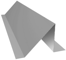 Планка снегозадержания 0,5 Satin с пленкой RAL 9006 бело-алюминиевый (2м) изображение, детальные картинки товара