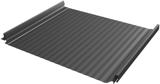 Кликфальц Pro Gofr 0,5 Satin RAL 9005 черный изображение, детальные картинки товара